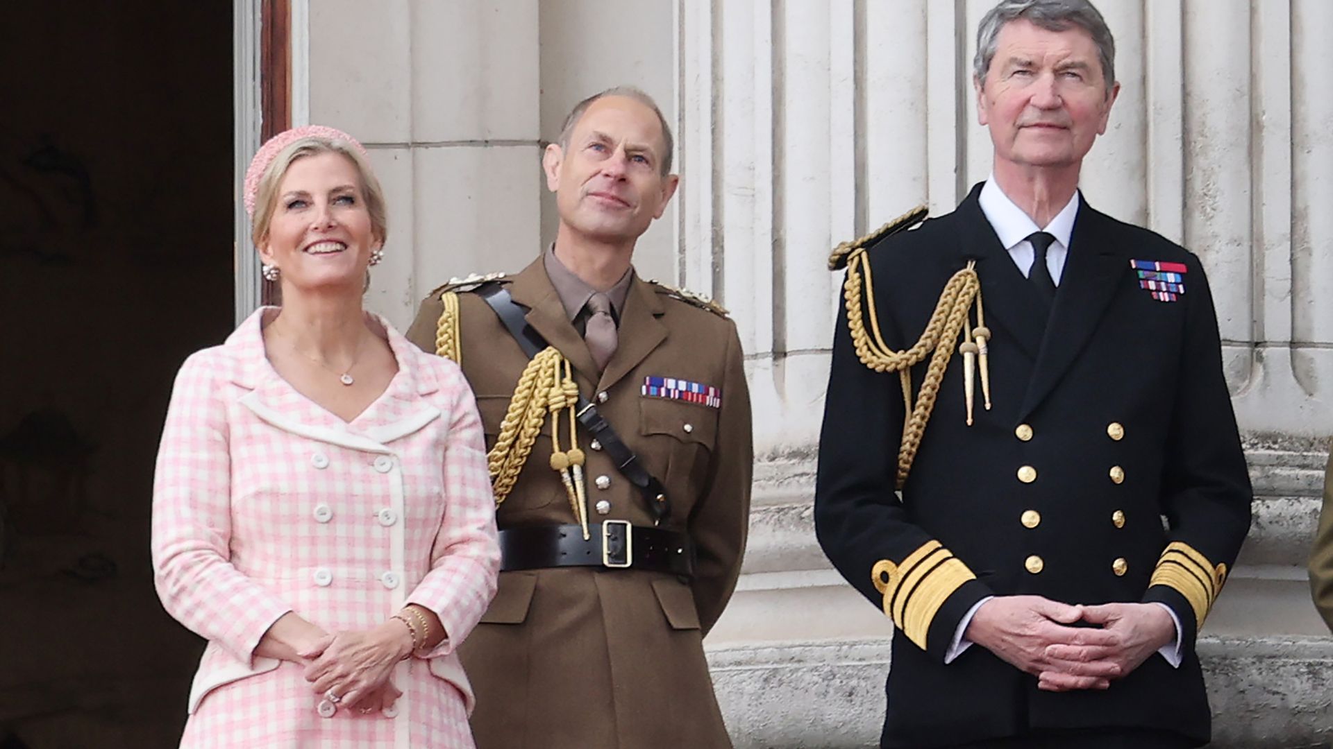 Duchess Sophie, Prince Edward and Timothy Laurence