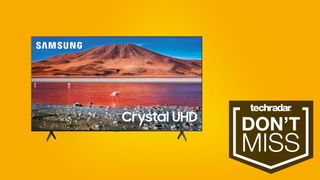 Crystal UHD Samsung yellow