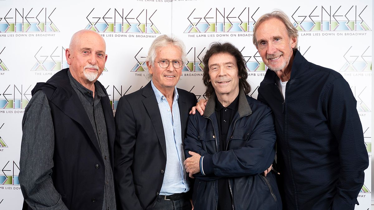 Four-fifths of the Genesis Lamb line-up reunite at Atmos playback in London