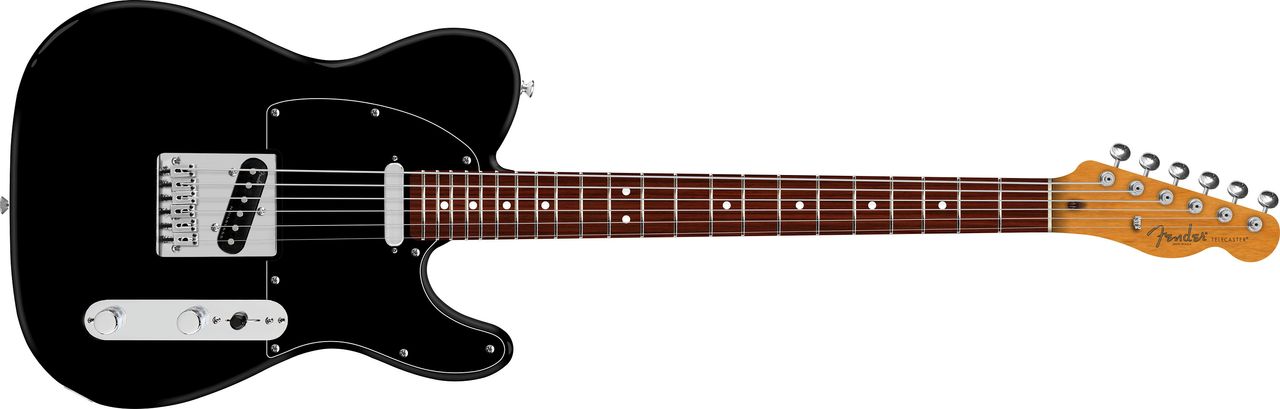 Fender 75th Anniversary Player II Baritone Telecaster in Black