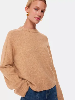 Whistles Alana Wool Blend Crew Jumper