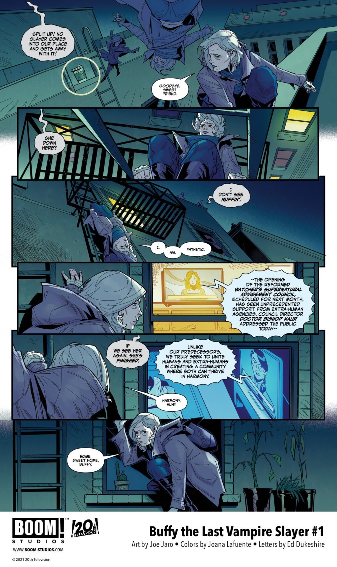 Buffy: The Last Vampire Slayer #1 page