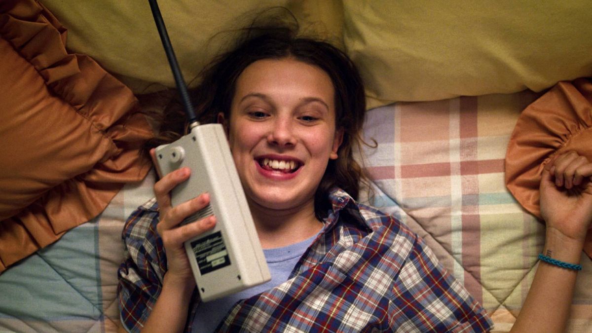Millie Bobby Brown as Eleven in Stranger Things season 3