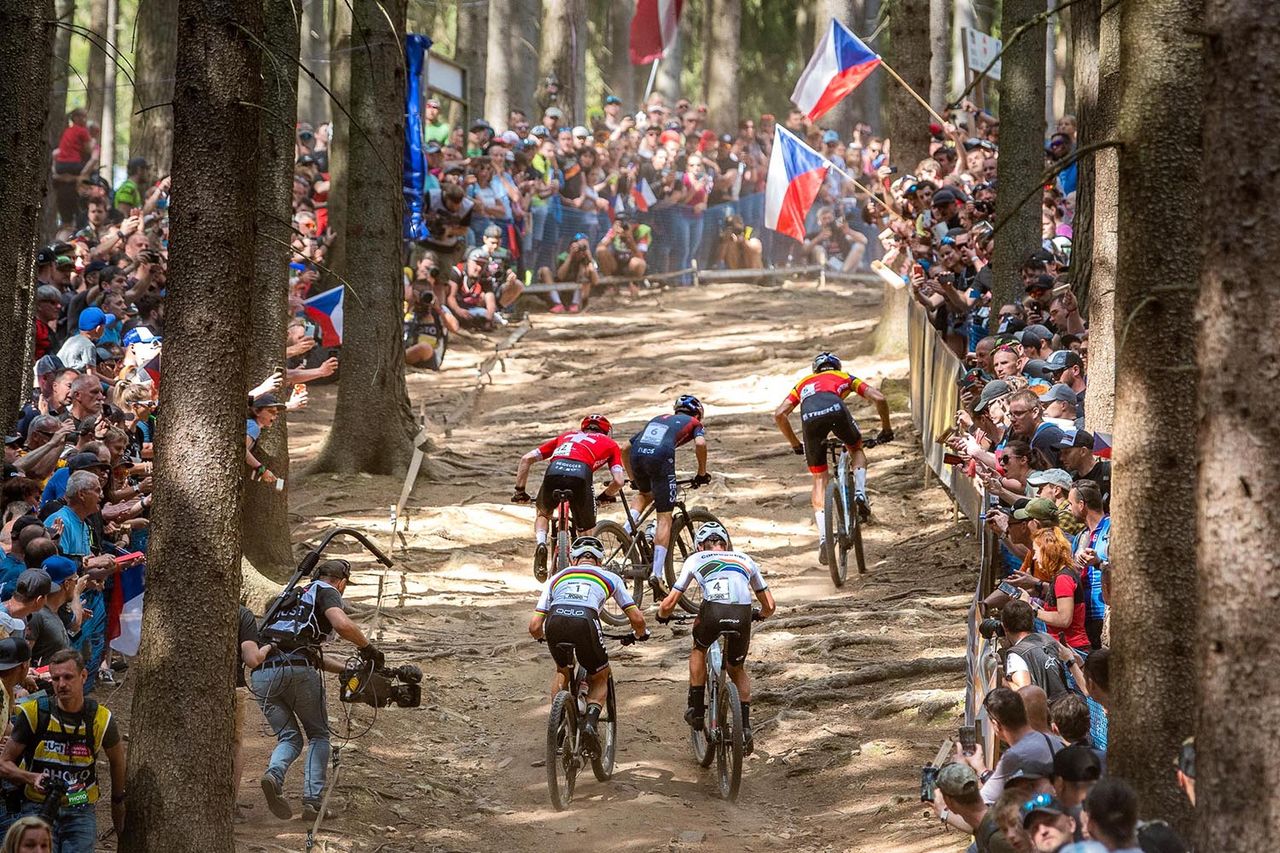Images from the 2022 UCI MTB World Cup in Nove Mesto XCO race