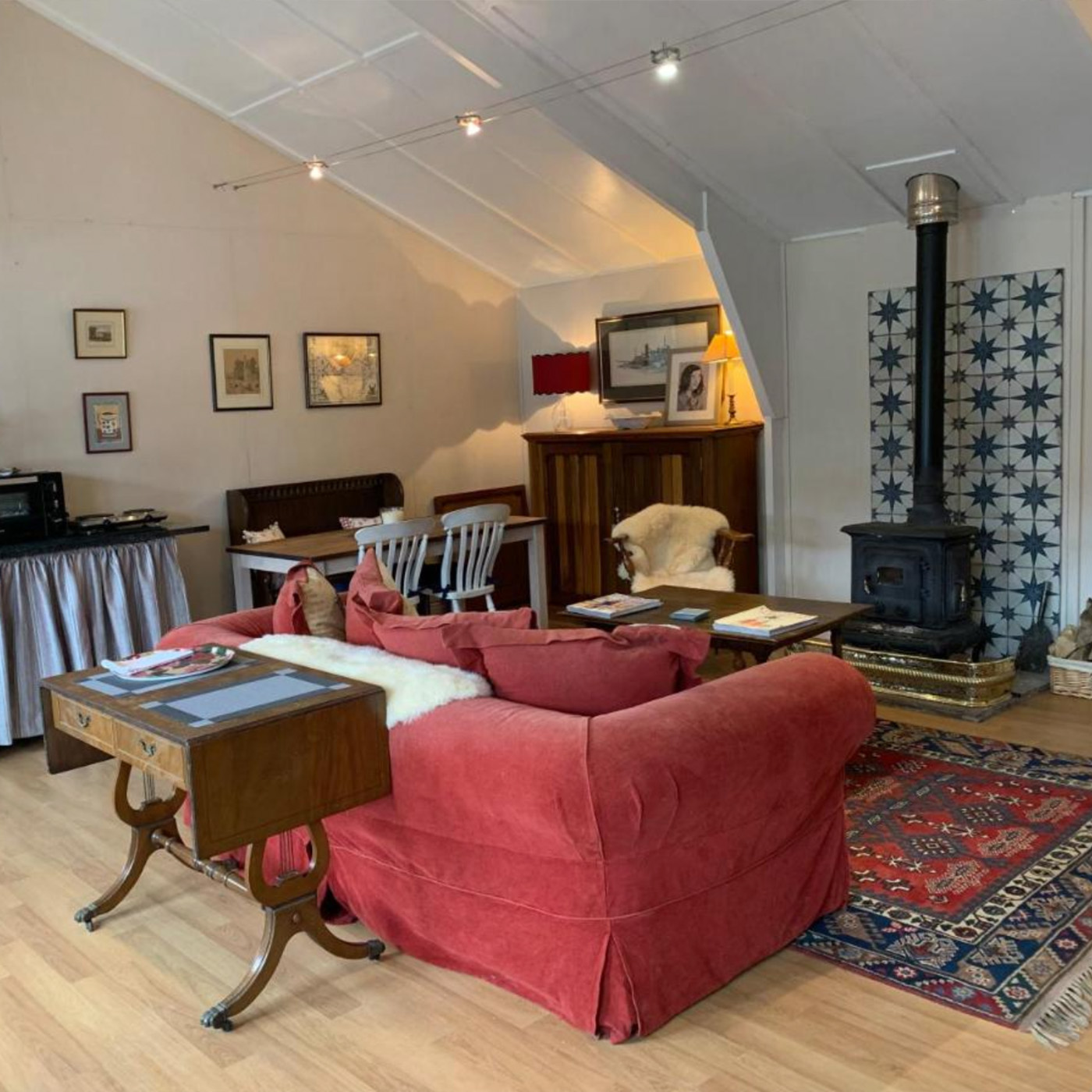 Woodhouse Farm Lodge living area