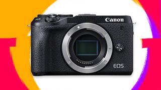 The Canon EOS M6 Mark II mirrorless camera without a lens
