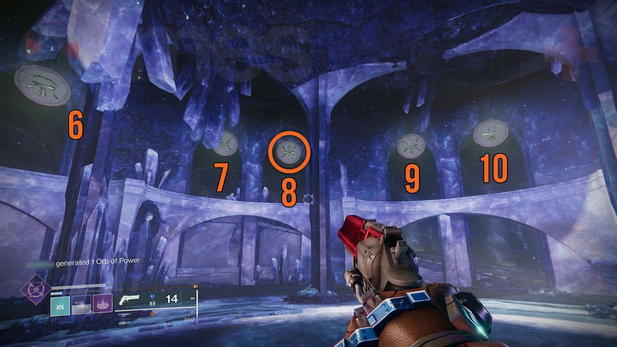 Destiny 2 Facet of Justice puzzle hive symbols 6-10