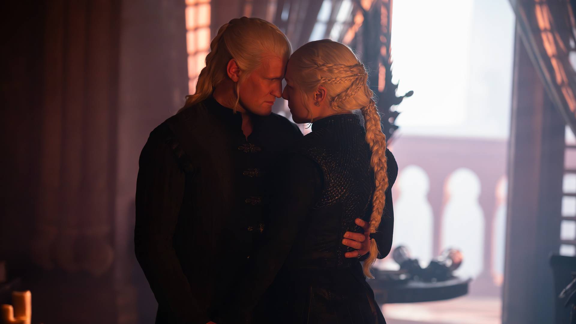 Daemon and Rhaenyra in House of the Dragon season 3 episode 8