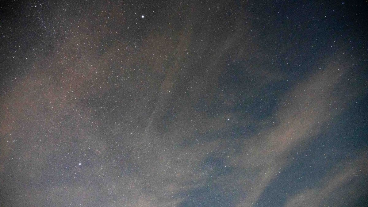 Image of the night sky taken with the Sony A7R V