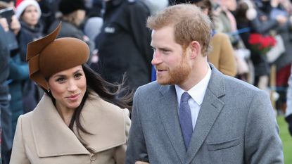 Prince Harry and Meghan Markle's Christmas card photo could be different in 2022. Seen here together on Christmas Day