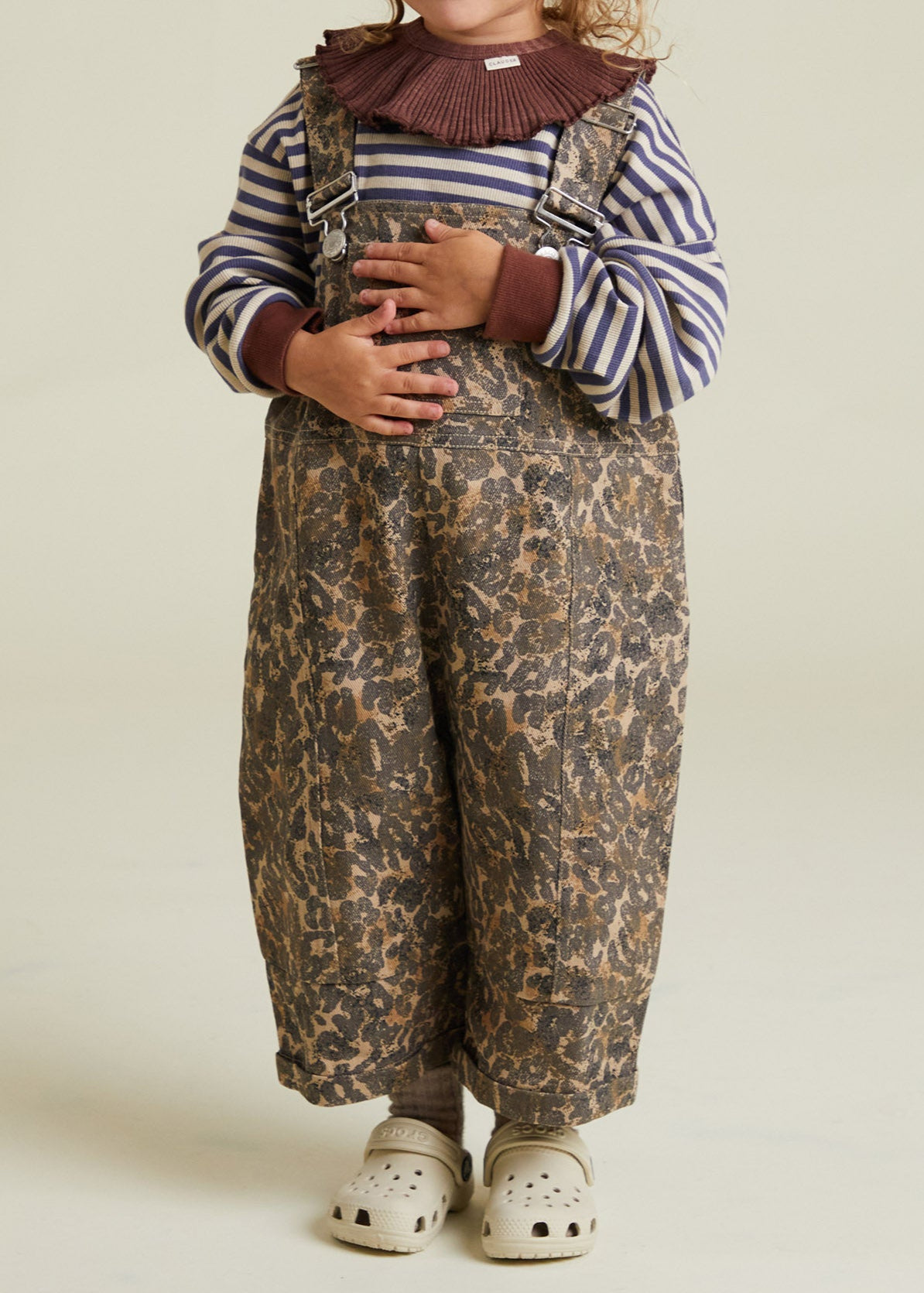 Blythe Leopard Dungaree - 3-6m