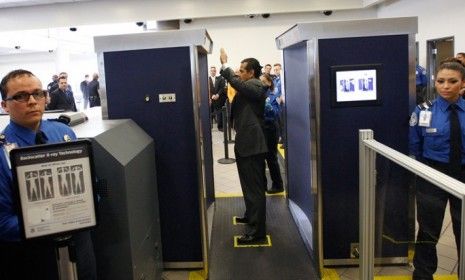 If the TSA&amp;#039;s full body scanners already make you nervous, you may want to cancel your travel plans: A new kind of body scanner, which could be in airports within a year or two, uses a laser t