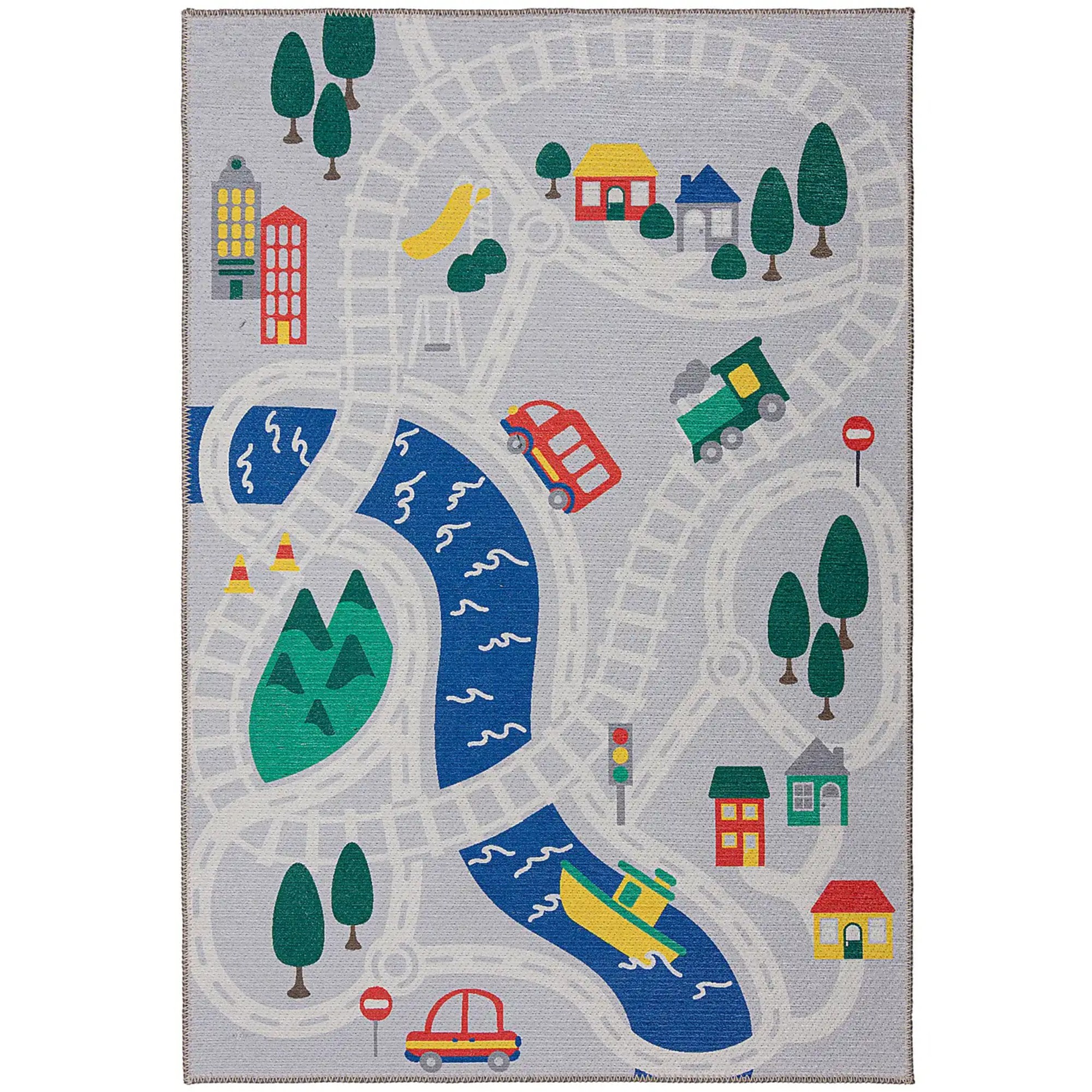 PractiRug Adventure Play Washable Kids Rug