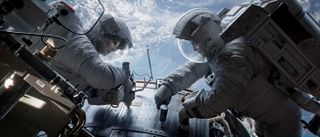 Sandra Bullock and George Clooney star as astronauts in Gravity