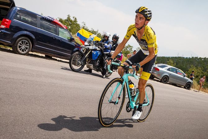 Sepp Kuss (LottoNL-Jumbo) launches a solo attack on stage 6 of the 2018 Tour of Utah