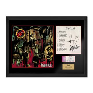 The Slayer Reign In Blood plaque