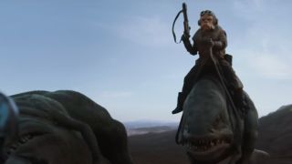 Kriil riding on a Blurrg in The Mandalorian Season 1