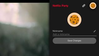 Netflix Party nickname screen