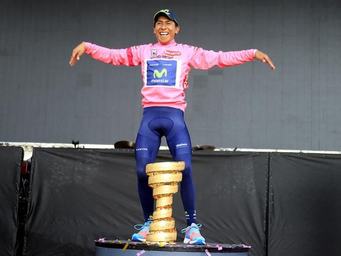 Nairo Quintana flying high on his Giro d'Italia win