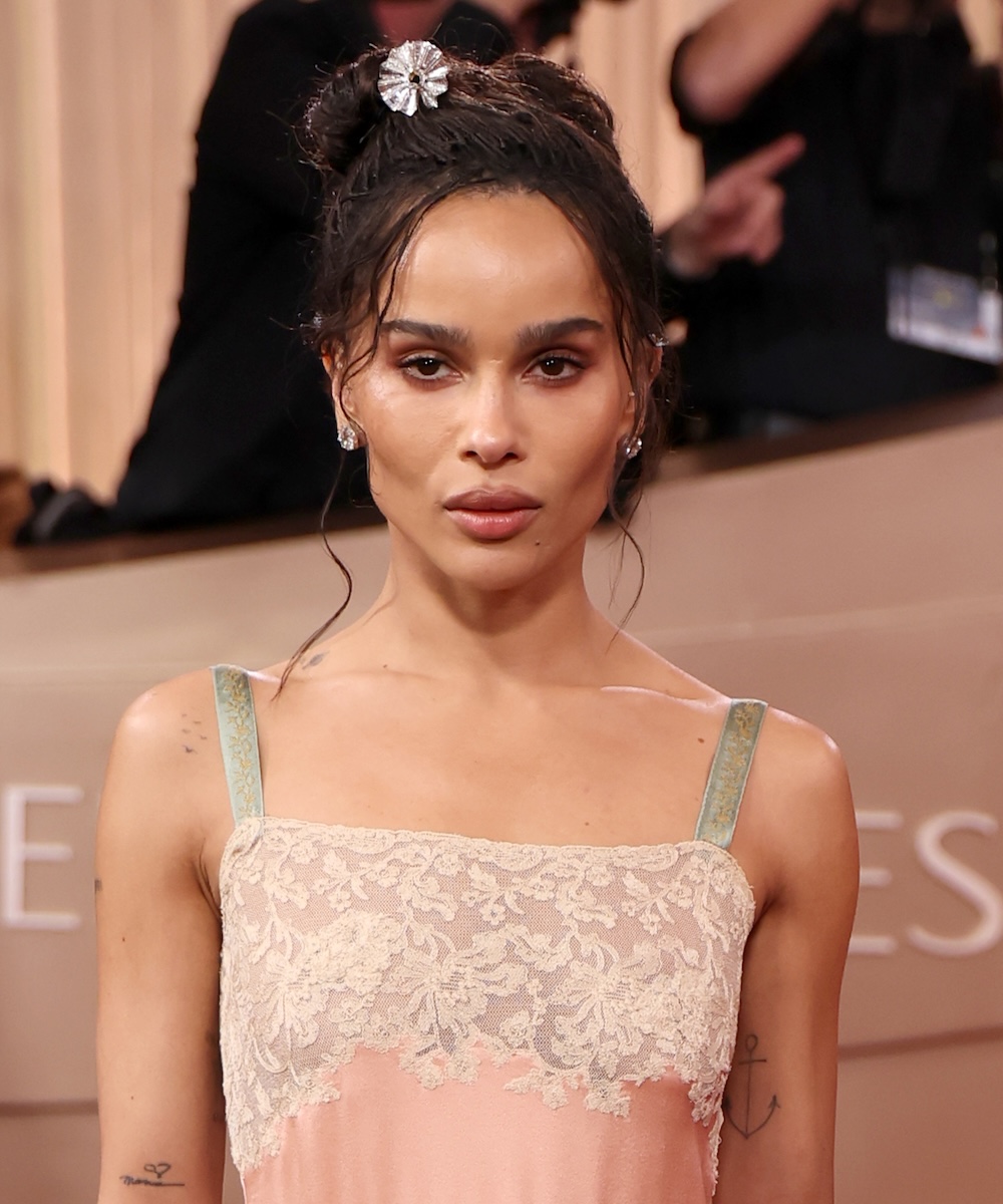 Zoe Kravitz at the Golden Globes.