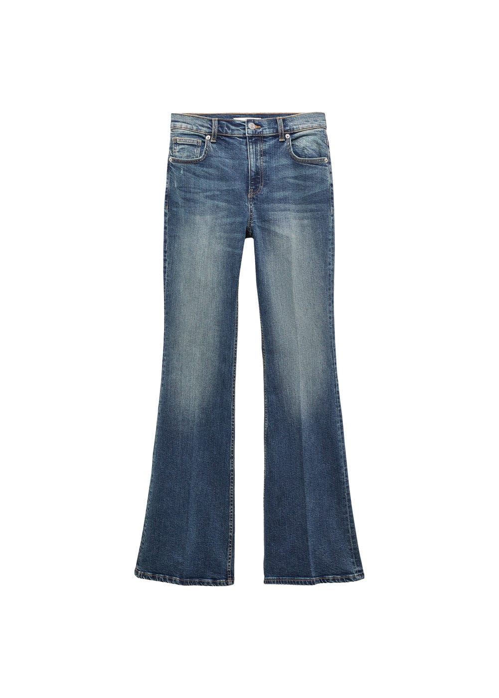 High-Waist Flared Jeans -  Women