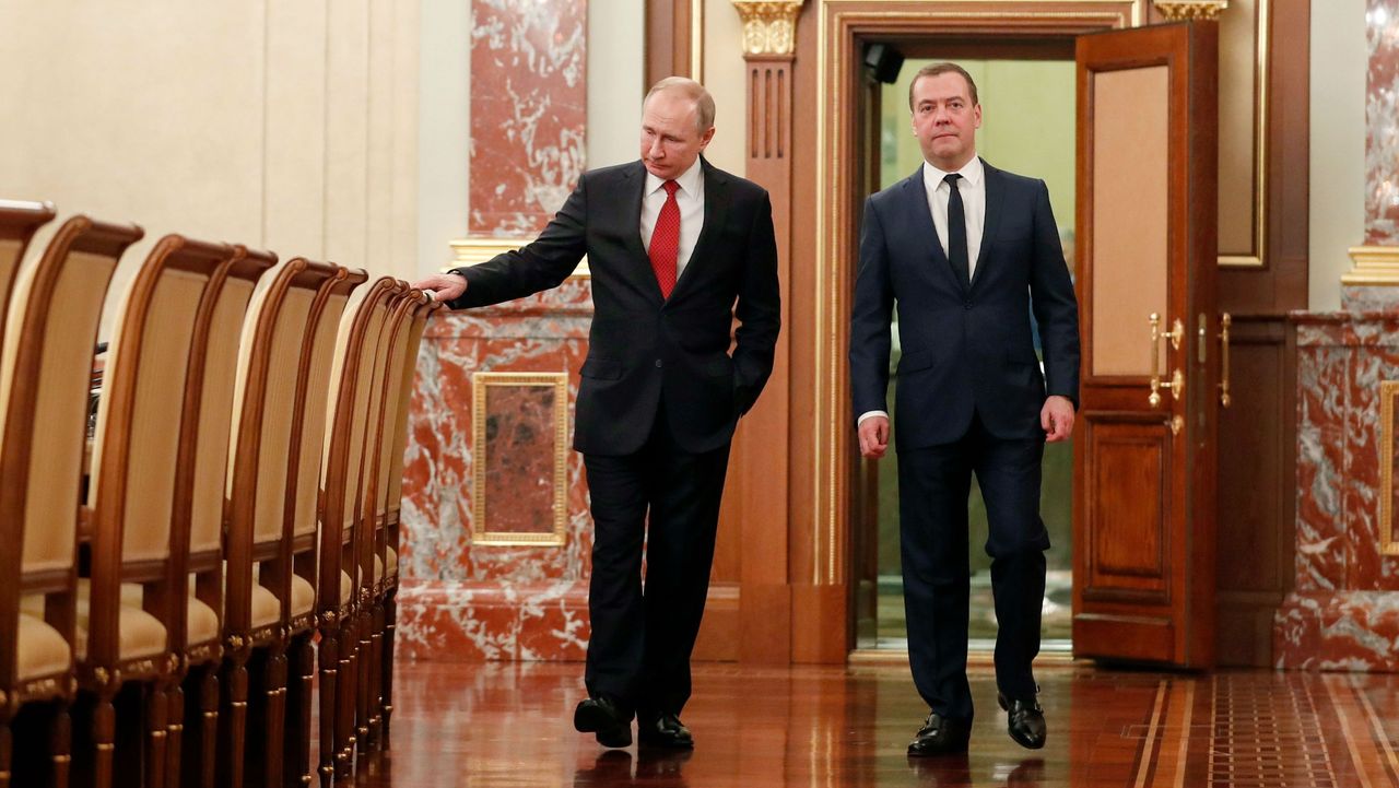 Putin and Medvedev