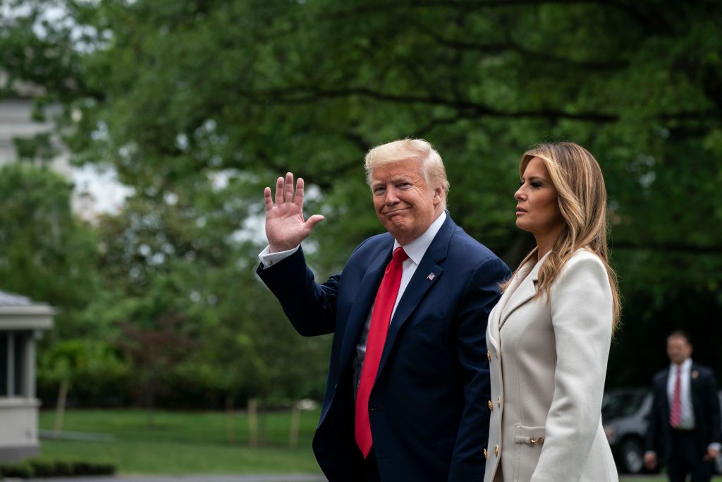 Trump and first lady Melania Trump