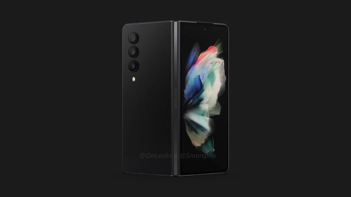 Samsung Galaxy Z Fold 4 CAD Renders 3