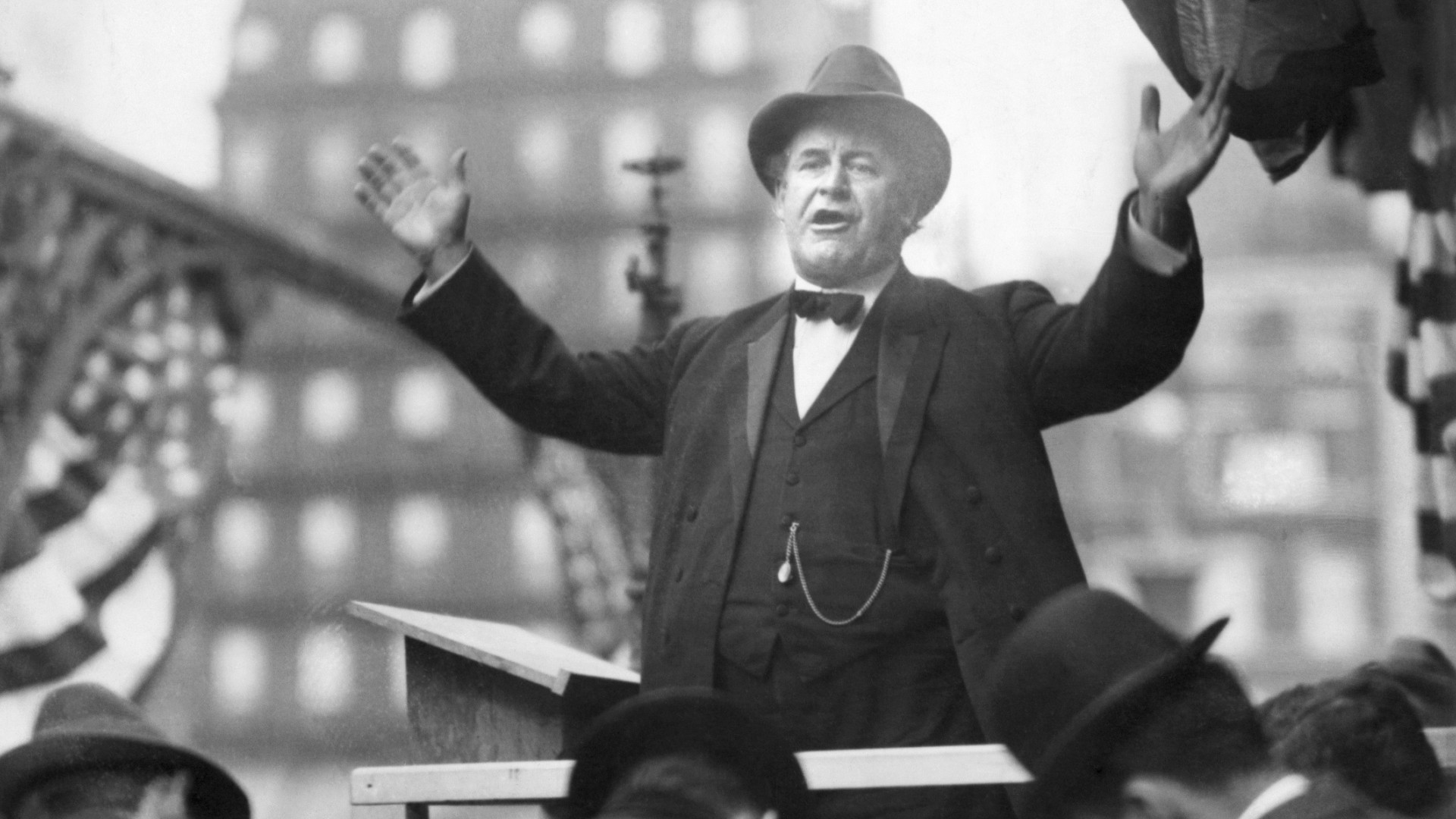 Highly influential Democrat William Jennings Bryan