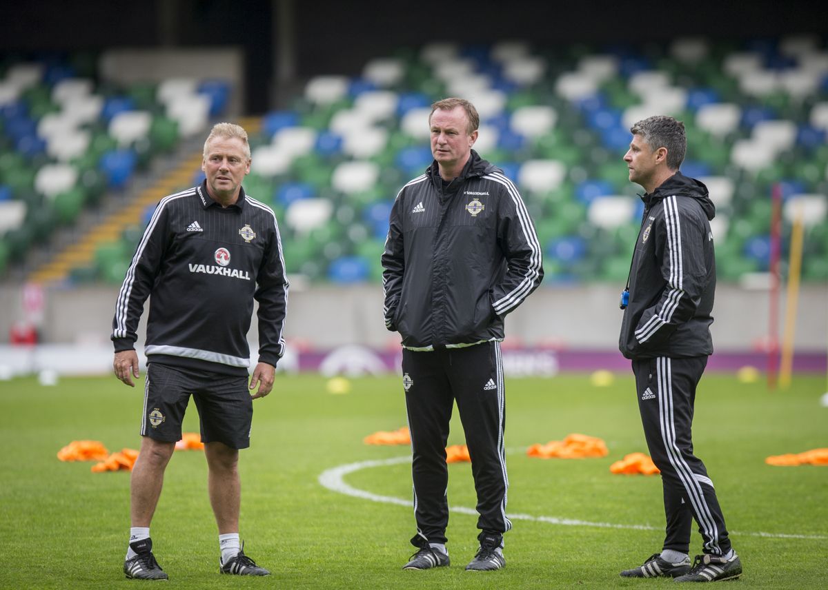 Northern Ireland Training and Press Conference – Windsor Park