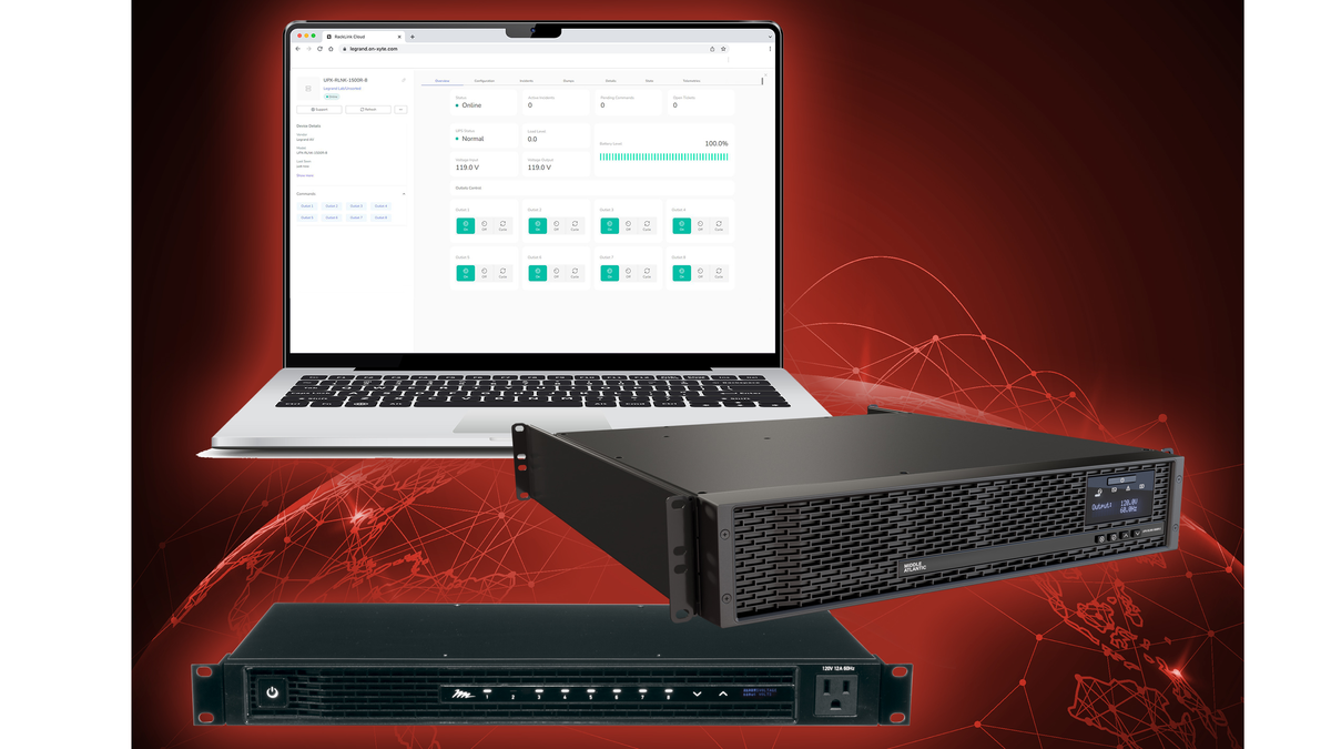 Middle Atlantic&#039;s Rack Link remote monitoring and management platform.