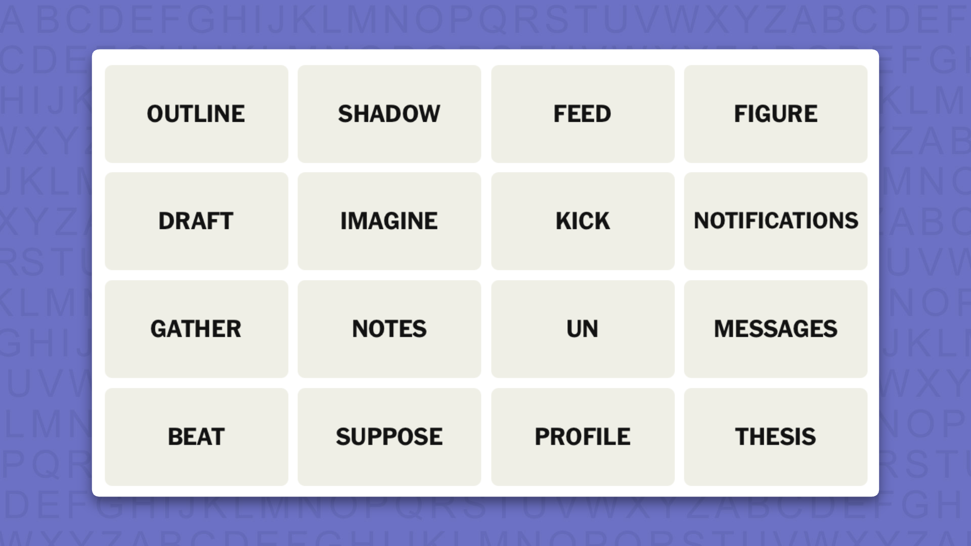 Imagen con pistas para NYT Connections juego 1217