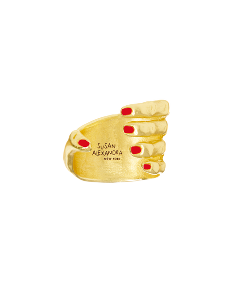 Bronze Baby Hold on Ring