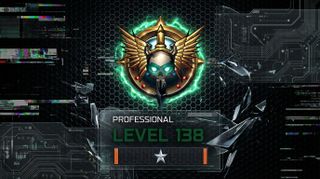 A profile icon, title, and custom level color in Call of Duty: Black Ops 7 at Prestige Master.