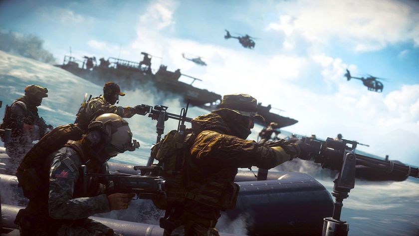 Naval warfare in Battlefield 4.