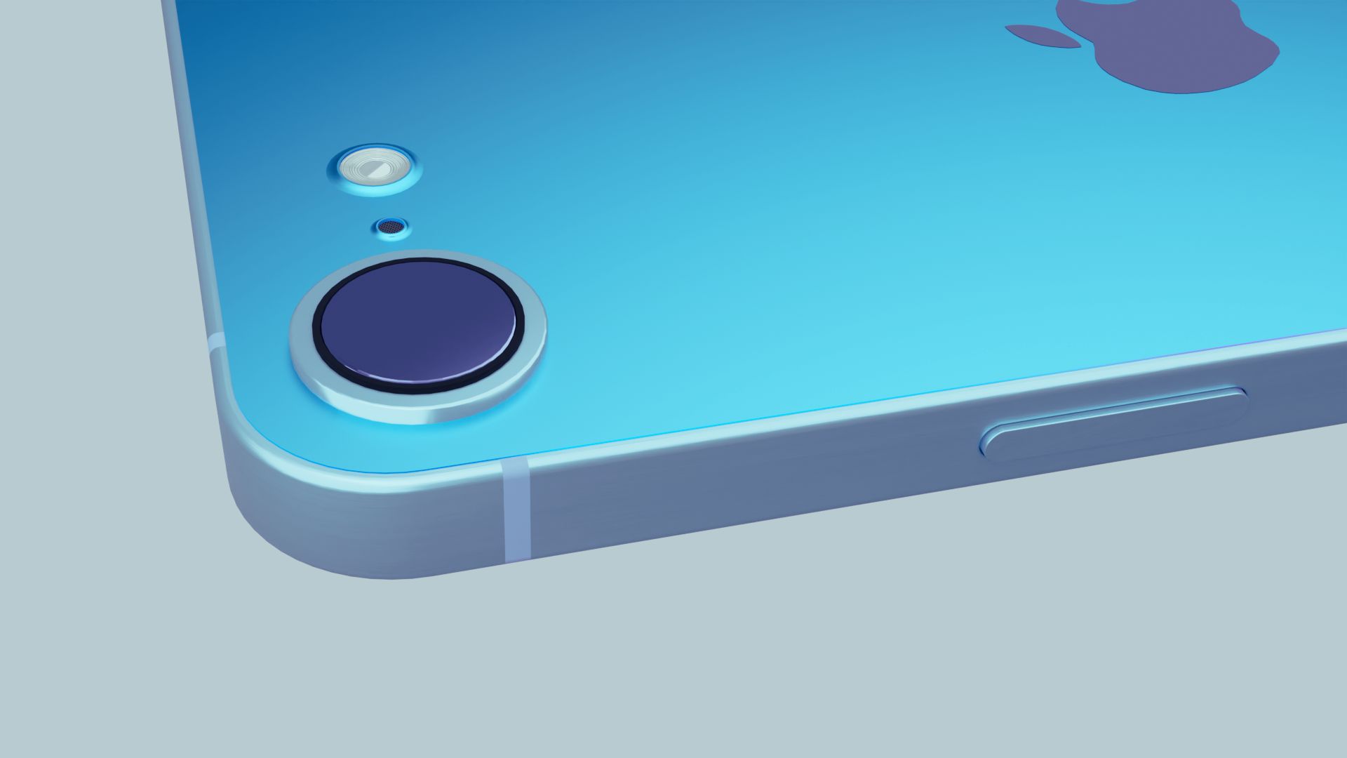 iPhone SE 4 render featuring single lens main camera
