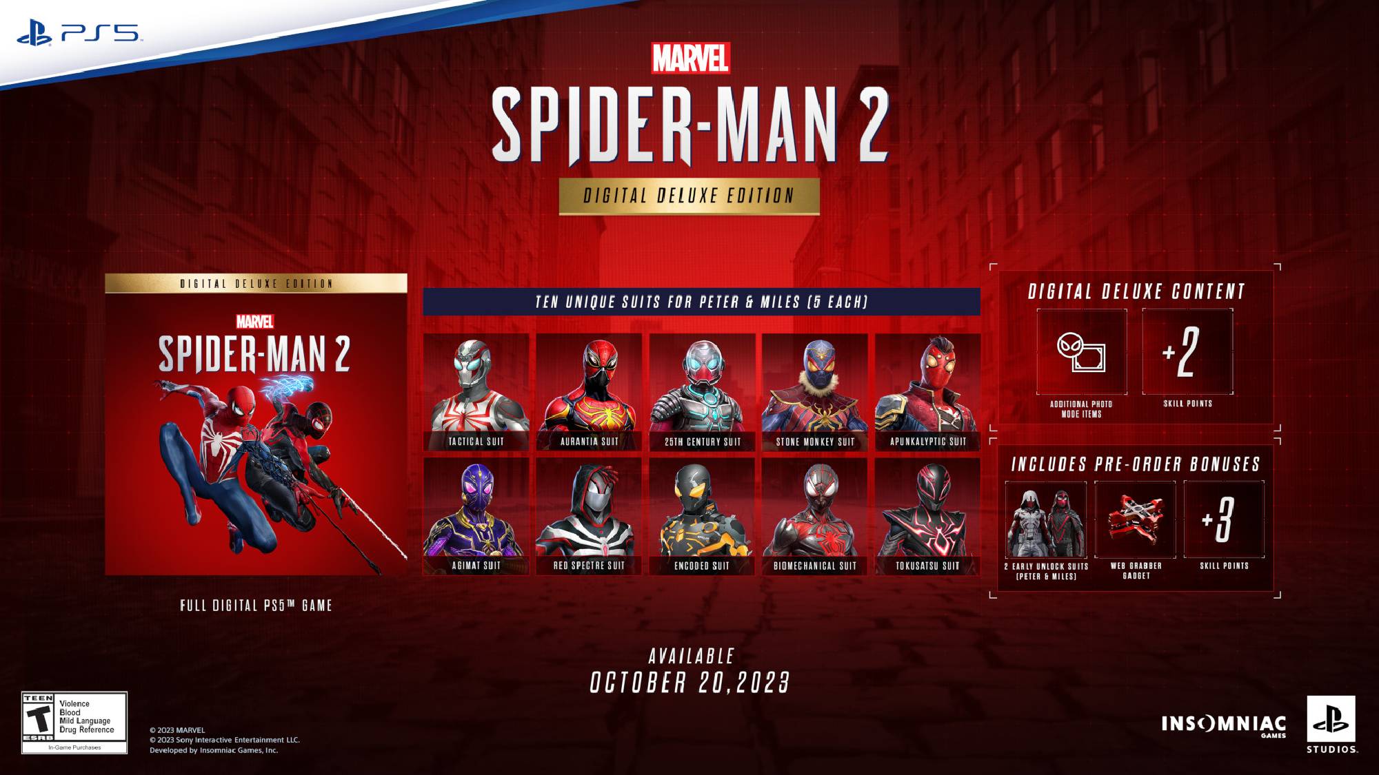 Detalles de Spider-Man 2 Digital Deluxe Edition