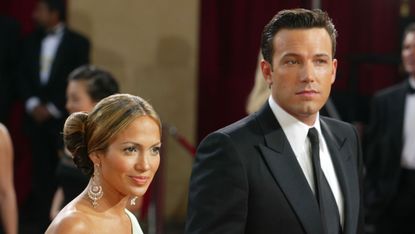 hollywood march 23 file photo actors ben affleck and fiancee jennifer lopez attend the 75th annual academy awards at the kodak theater on march 23, 2003 in hollywood, california police in north carolina have issued a warrant for the arrest of ben affleck after a woman claimed that he threatened to kill her in a sworn statement in front of a magistrate the woman, tara ray, testified that affleck had followed her home and communicated threats to her afllecks spokesman called the allegation as absurd and defamatory photo by kevin wintergetty images
