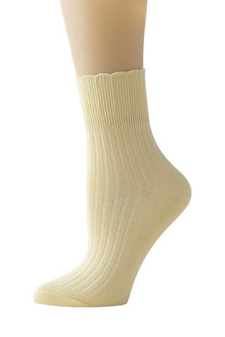 Semoholli Women's Super Soft Combed Cotton Socks 1-Pairs,3-Pairs (1 Pairs-Light Yellow)