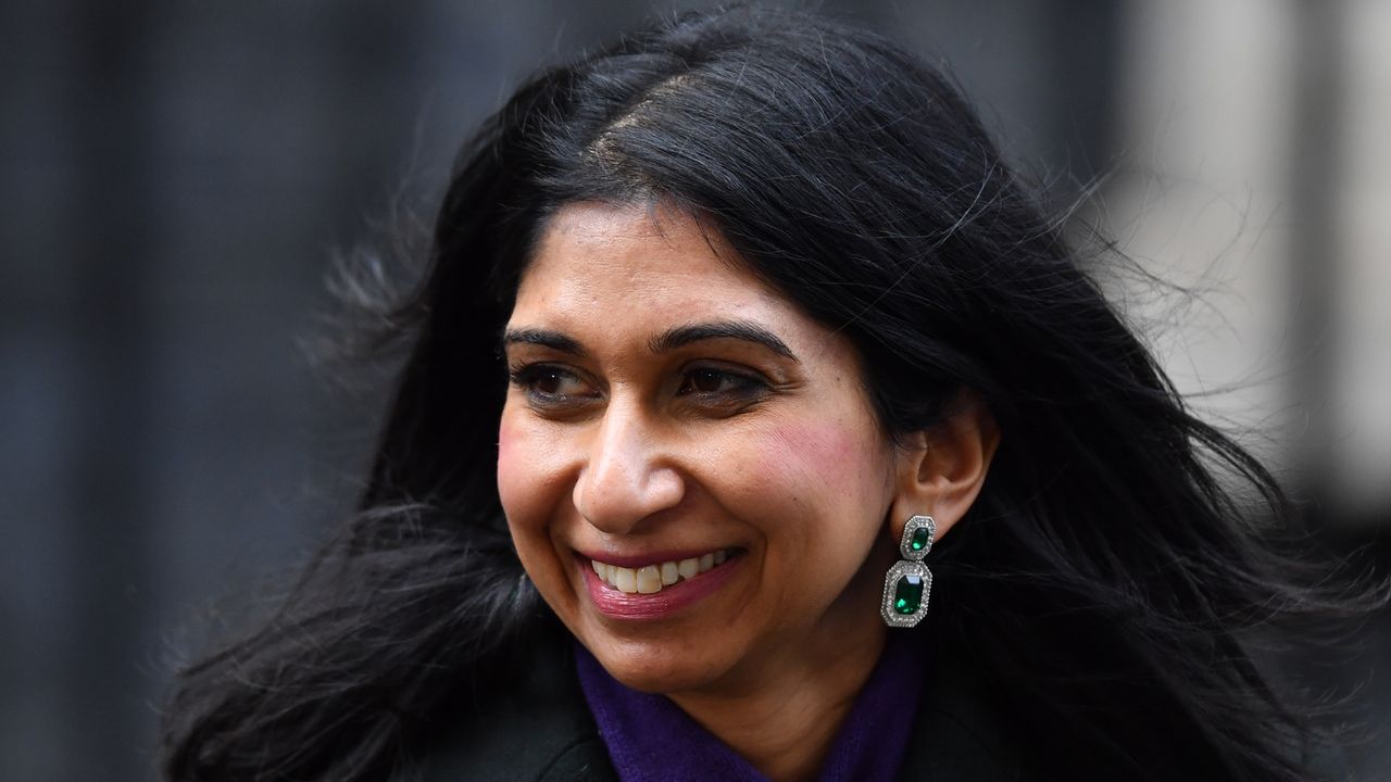 Attorney General Suella Braverman leaves 10 Downing Street.