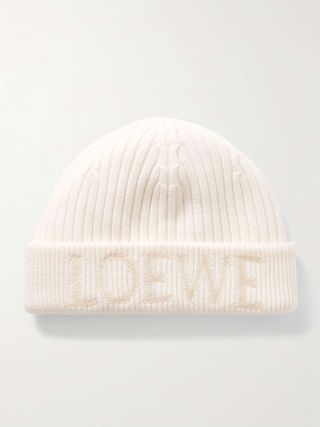 Embroidered Wool Beanie