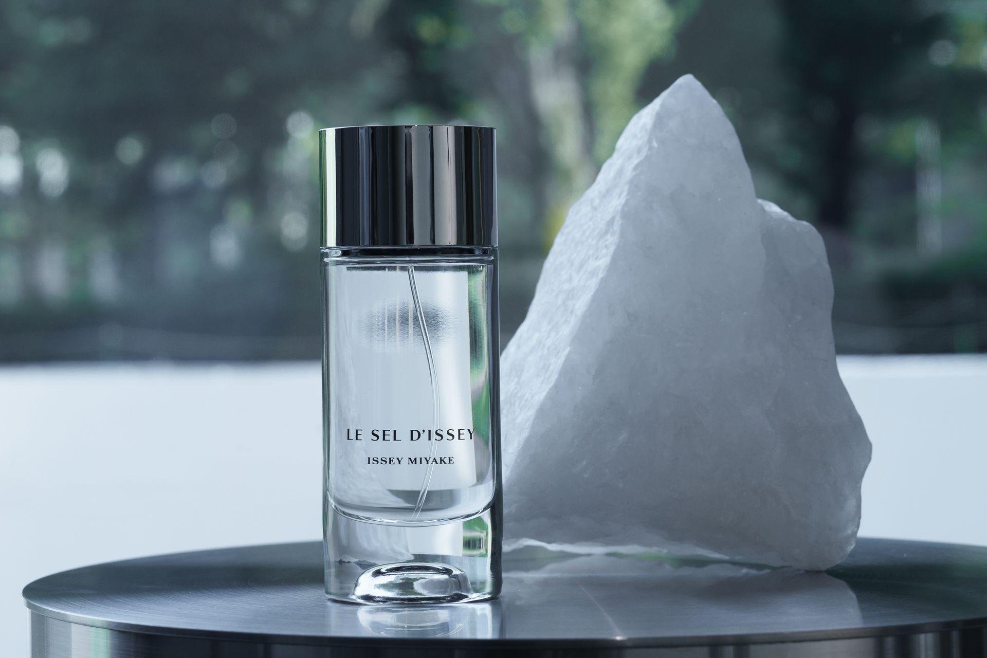 perfume and block of salt