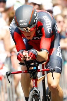 Rohan Dennis on his way to winning the stage.