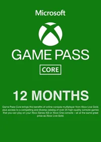 Microsoft Xbox Game Pass Core – 12 Month Membership