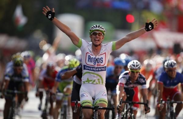 John Degenkolb (Argos-Shimano) wins stage 5 of the Vuelta a Espana