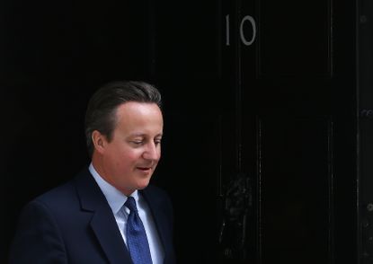 David Cameron leaves 10 Downing Street