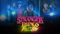 Stranger Things Tales from 85 art and logo