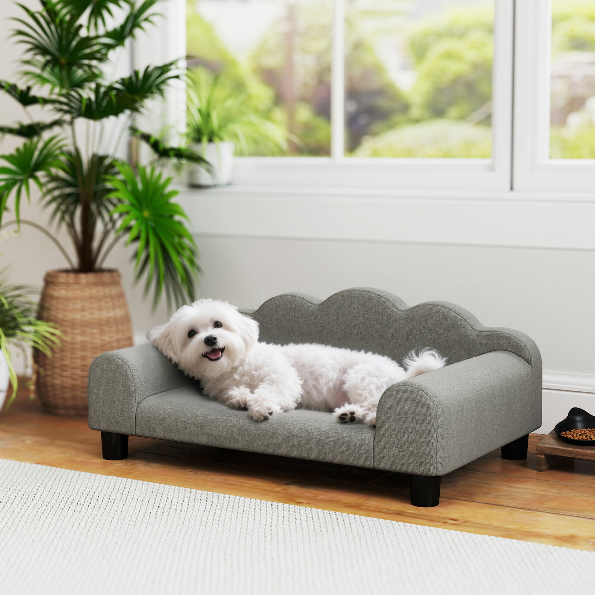 Pawhut Dog Sofa Bed With Backrest and Armrest for Small Dogs | Wayfair.co.uk