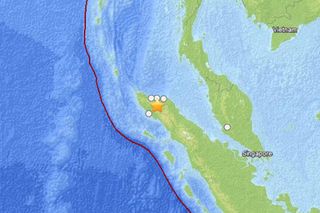 earthquake map