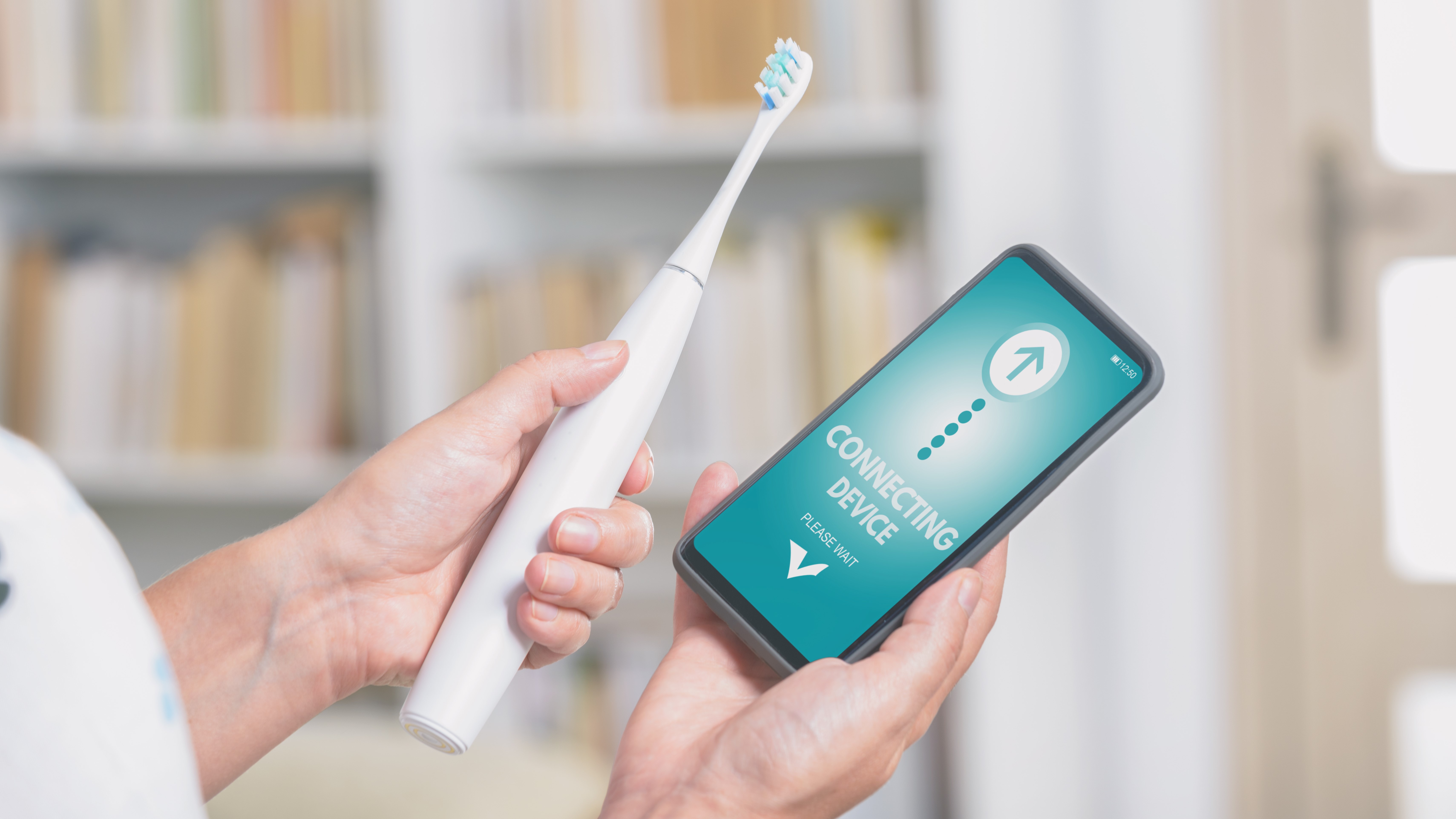 Electric toothbrush with smartphone app